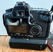 EOS 40D voor beginnende fotograaf met batterygrip