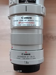 Canon 'wildlife set' EF 400 f/5.6L + EF 1.4 extend