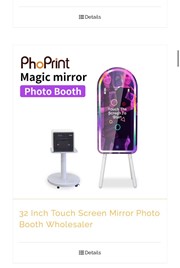 Professionele ongebruikte Mirror Photobooth 