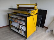 Degelijke Oplak/lamineer machine 80cmm breed