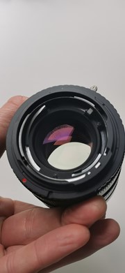 Leica Elmarit-R 90mm f/2.8 met Kipon EOS adapter