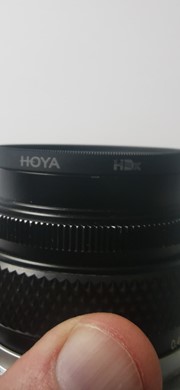 Olympus OM Zuiko Auto-S 50mm f/1.4 met EOS adapter