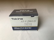 Tokina AT-X M100 f/2.8 Macro