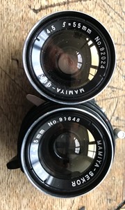  Mamiya C330 Professional 6x6 en 45, 80 en 180 obj