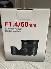 Samyang F1.4/50mm AS UMC voor Pentax