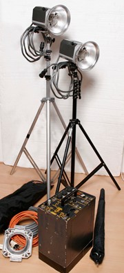 BALCAR oude studio flitsinstallatie, alles werkt! 