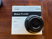 Sigma 85mm f/1.4 DG HSM ART - Geschikt voor Nikon