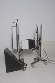 flitsinstallatie voor mode -reklamefotograaf