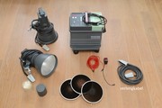 studioverlichting met veel accessoires