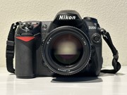 Nikon D200 + Nikon 85mm f/1.8D portretlens 
