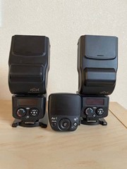 Set: 2xNissin i60A flitsers + Nissin Air Commander