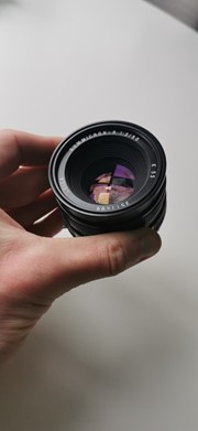 Leica 50mm f/2 Summicron-R met Kipon EOS adapter