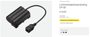 Netadapter EP-5B voor Nikon - plus dummy accu - Ad
