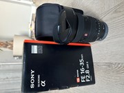 Sony FE 16-35mm f/2.8 GM II objectief camera 