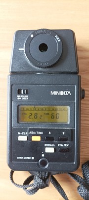 Minolta lichtmeters II en III