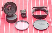 Leica 2.8/21mm Elmarit-M met UV filter, ZK, zoeker