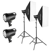Bresser fotostudio flitser set 