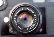Leica CL analoog met Summicron 2.0 40mm + UV + ZK 