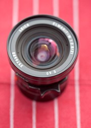 Leica 2.8/21mm Elmarit-M met UV filter, ZK, zoeker