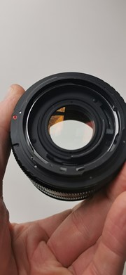 Leica 50mm f/2 Summicron-R met Kipon EOS adapter